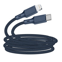Cavo USB C/Lightning - JUST GREEN - 2 m - Riciclabile - Carica e sincronizzazione - Cotone
