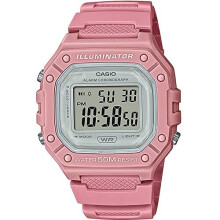 CASIO TIMELESS COLLECTION Mod. SPORT ILLUMINATOR WR 50M, ALARM, CHRONOGRAPH - PINK - COLORED SERIE