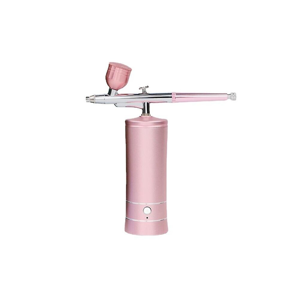 (Pink) Handheld Oxygen Injection Moisturizing Spray Gun Water Replenishment Instrument 768645215479
