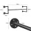 Wall Mount Hanging Garment Storage Rack Industrial Pipe Clothes  Rack 3