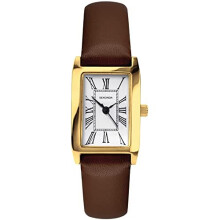 Sekonda Classic Ladies Quartz Watch with White Dial Analogue Display and Brown Strap 40336