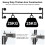 Wall Mount Hanging Garment Storage Rack Industrial Pipe Clothes  Rack 10