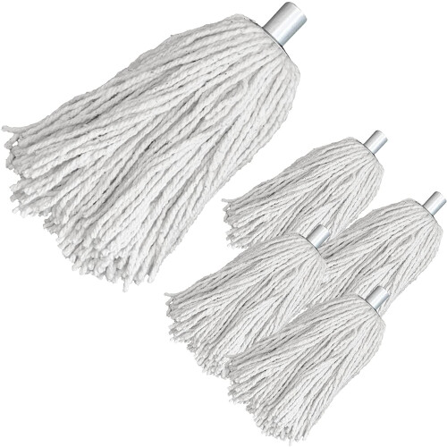 5x Cotton Mop Heads Replacement String Floor Cleaning Heavy Duty PY12