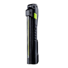Unilite IL-375R USB Rechargeable High Grade LED Slimline Folding Inspection Light | 375 Lumen | Additional Rear & Top Torch | Strong Magnetic Base |