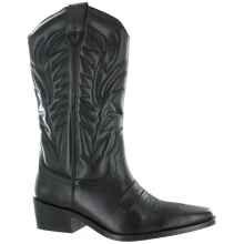 (Black, UK 10) Gringos Woodland Clive Mens Pointed Toe High Cowboy Western Boots