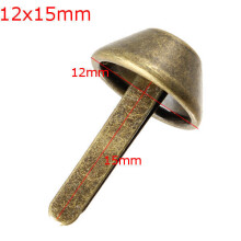 (12*15mm) 4pcs Antique Buckets Foot Nail Spikes Brads luggage Bag Suitcase Ail Decoration Nail Foot