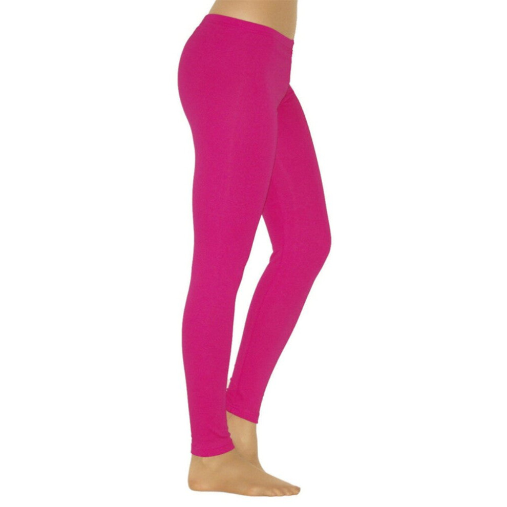 (Rose, XL) Women High Waist Yoga Fitness Pants Stretch Leggings