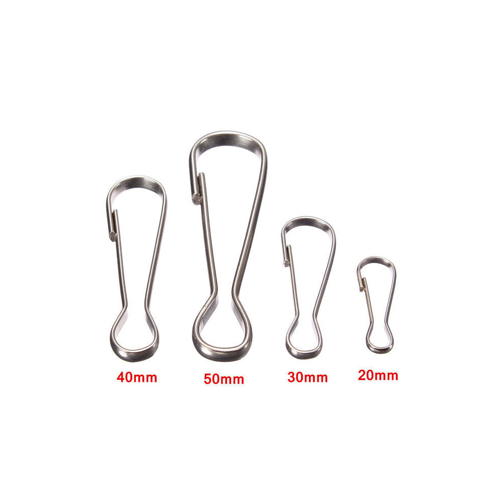 (50Mm) Steel Flag Pole Clip Snaps Hook Flag Pole Attachment 20Mm/30Mm/40Mm/50Mm 3654659383884
