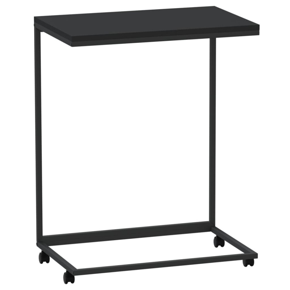 Vidaxl (Black, 55 X 35 X 70 Cm) Side Table Hallway Tea Coffee Sofa Table Couch Table Engineered Wood