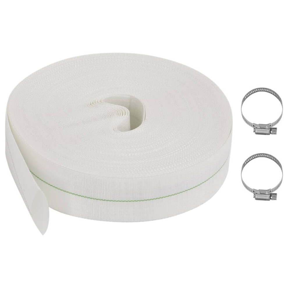 (38 mm/50 m) vidaXL Fire Hose PVC Irrigation Pump Water Hose Lay Flat Pipe Multi Sizes