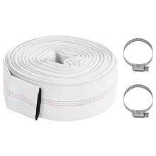(76 mm/30 m) vidaXL Fire Hose PVC Irrigation Pump Water Hose Lay Flat Pipe Multi Sizes