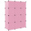 VidaXL vidaXL Kinderschrank Modular mit 12 Würfeln Rosa PP 5