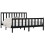 VidaXL (black, 200 x 200 cm) vidaXL Solid Wood Bed Frame Home Wooden Bedstead Bed Base Multi Colours/Sizes 3
