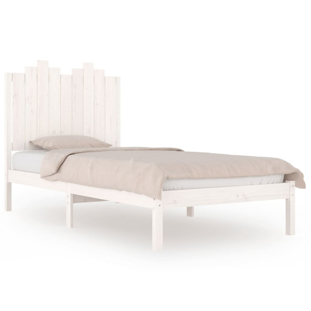 (white, 100 x 200 cm) vidaXL Solid Wood Pine Bed Frame Bedstead Platform Bed Multi Colours/Sizes