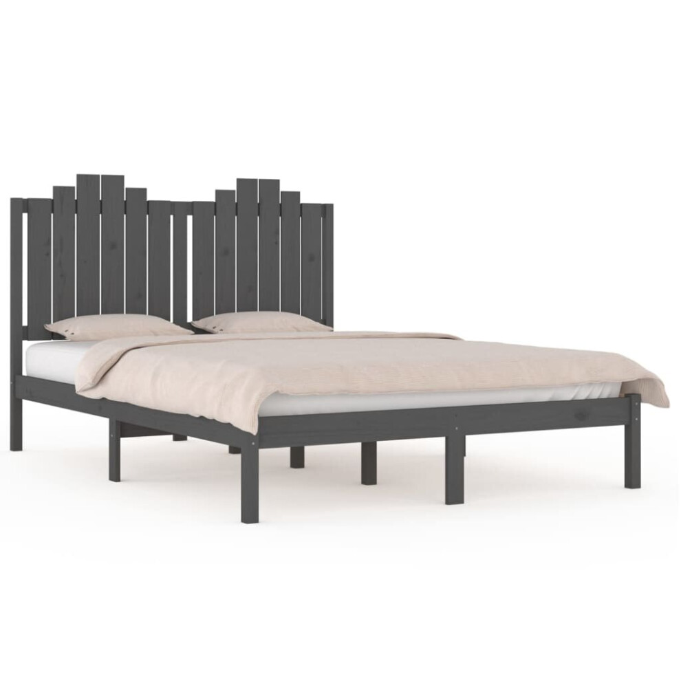 (grey, 120 x 200 cm) vidaXL Solid Wood Pine Bed Frame Bedstead Platform Bed Multi Colours/Sizes