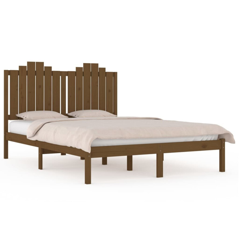 (honey brown, 120 x 200 cm) vidaXL Solid Wood Pine Bed Frame Bedstead Platform Bed Multi Colours/Sizes