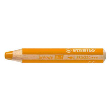 Stabilo Woody 3 in 1 Multi-Talented Jumbo Pencils - Orange - Single - 880/220