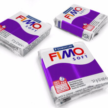 FIMO Soft Polymer Oven Modelling Clay - 57g - Set of 3 - Plum