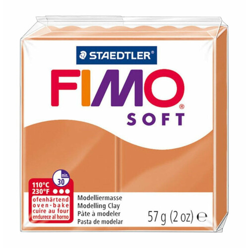 Staedtler FIMO Soft Polymer Oven Modelling Clay - 57g - Set of 3 - Cognac 1