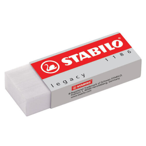 Stabilo Legacy Mars Erasers Plastic Rubber Erasers - Pack of 3 1