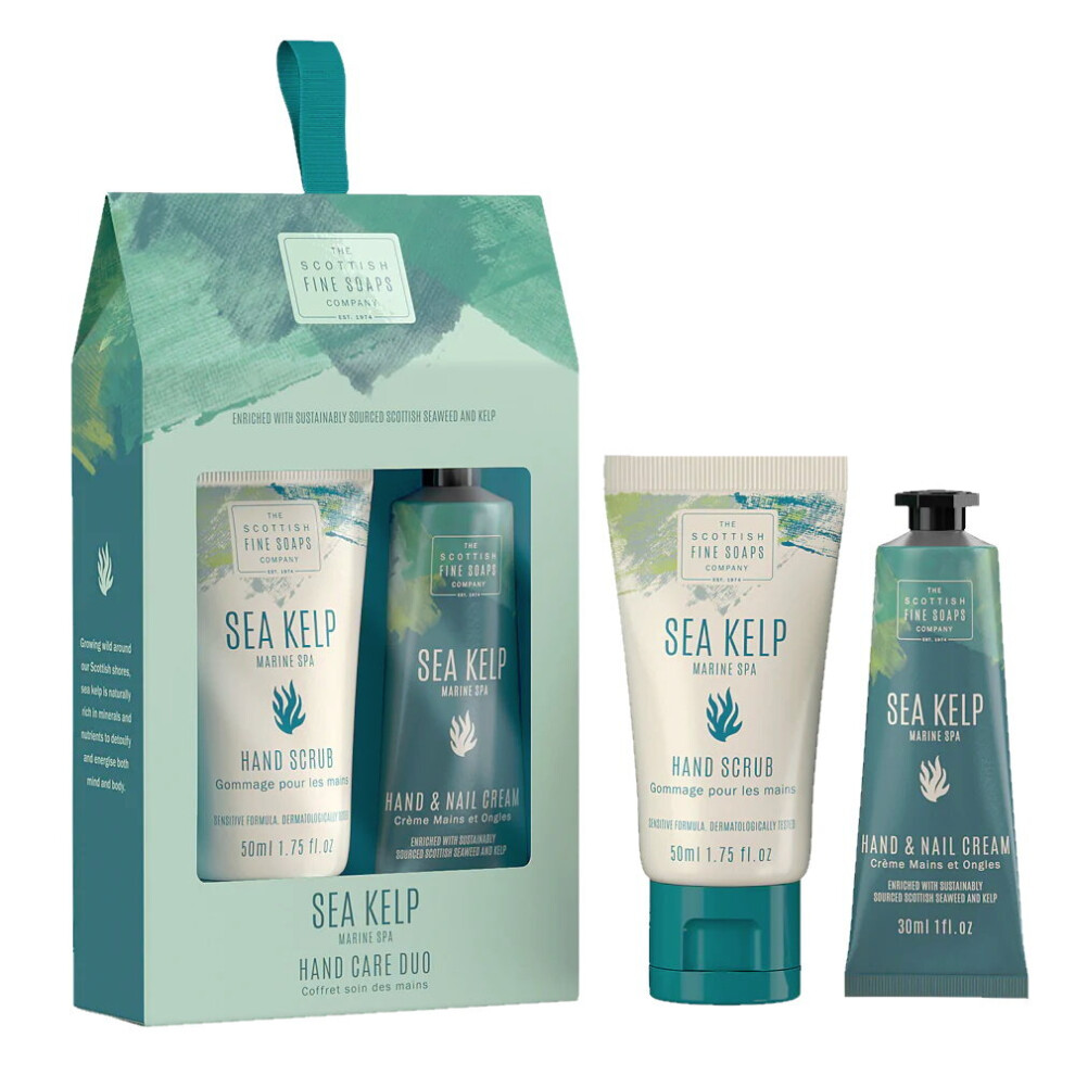 The Scottish Fine Soap Company Cream Scottish Fine Soap Sea Kelp Marine Spa Hand/Nail & Scrub Duo Set