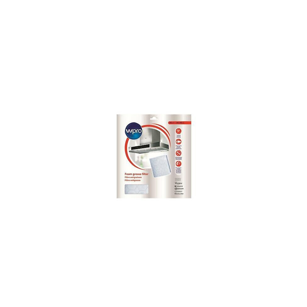 Hotoint Oven Cooker Hood Extractor Fan Grease Filter 470mm x 970mm WPro