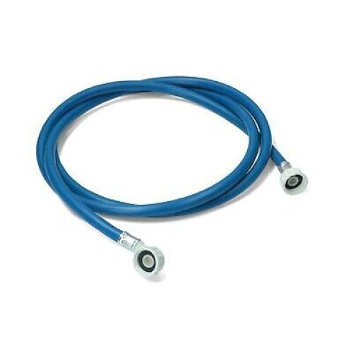 2.5m Blue Washing Machine & Dishwasher Inlet Pipe - Universal Cold Fill Hose for Bush