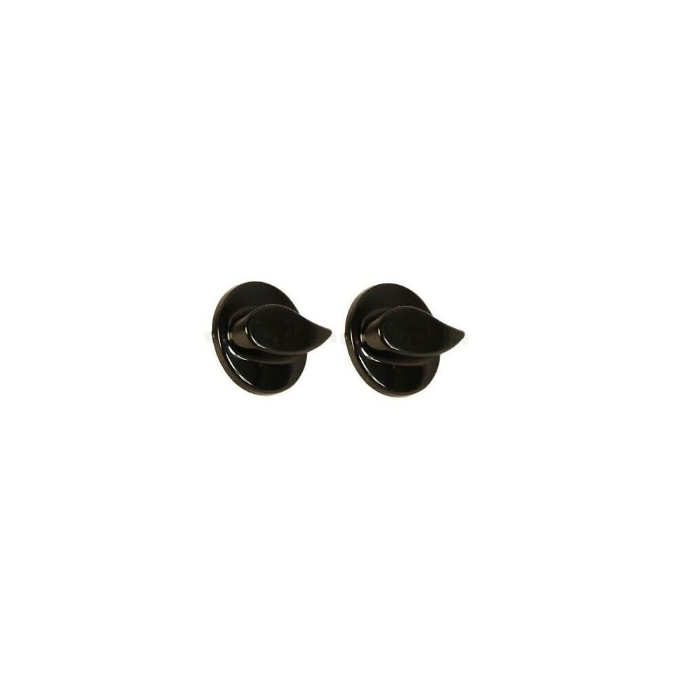 Belling Oven Cooker Hob Gas Flame Control Knobs (Black, Pack of 2)