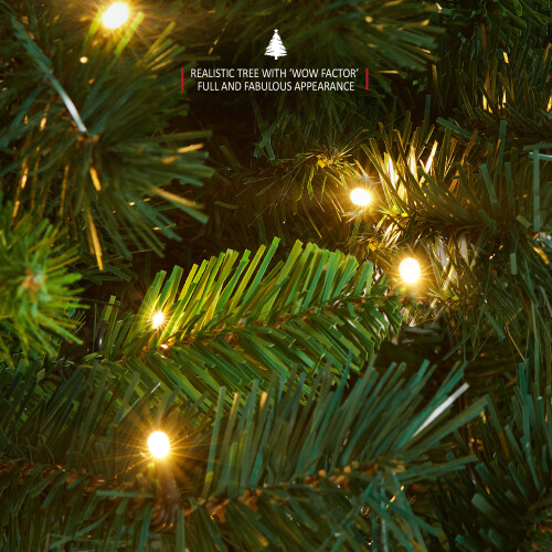 (7ft) VeryMerry 'Snowhill' Pre-Lit Christmas Tree 2