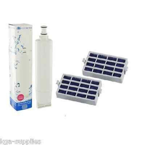 For Whirlpool WPRO Water SBS002 plus 2 X Air Microban Antibacterial