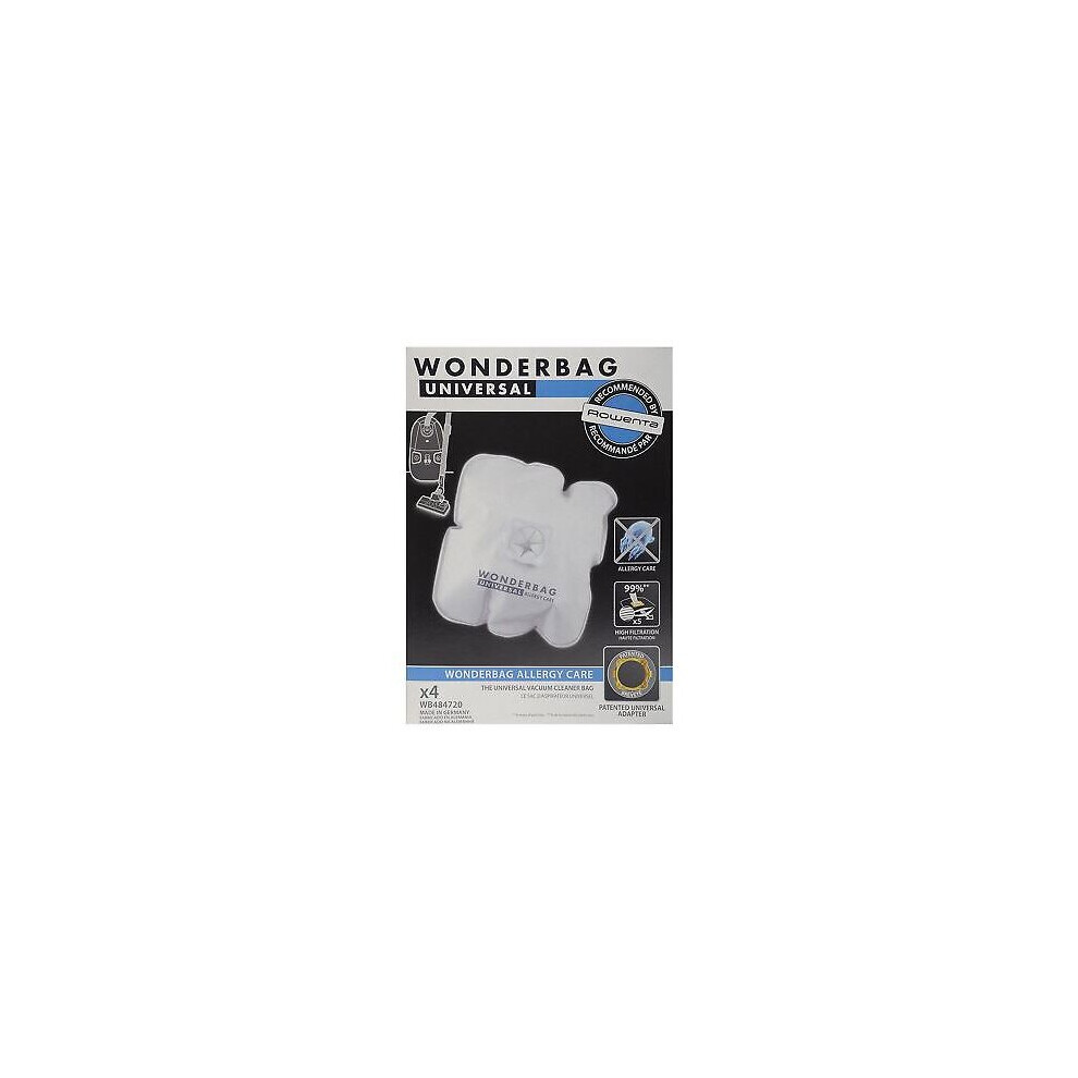Rowenta Genuine Vacuum Cleaner Wounder Bags Wb484720