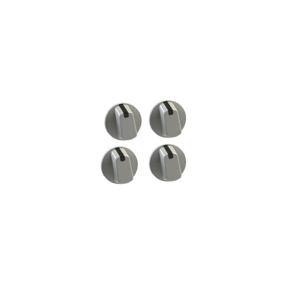 Universal Bosch Neff 48mm White Cooker Control Knob Pack of 4