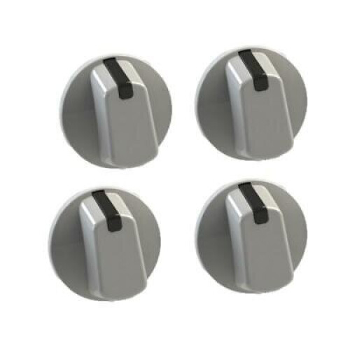 Wilson Universal 48mm White Cooker Control Knob Pack of 4