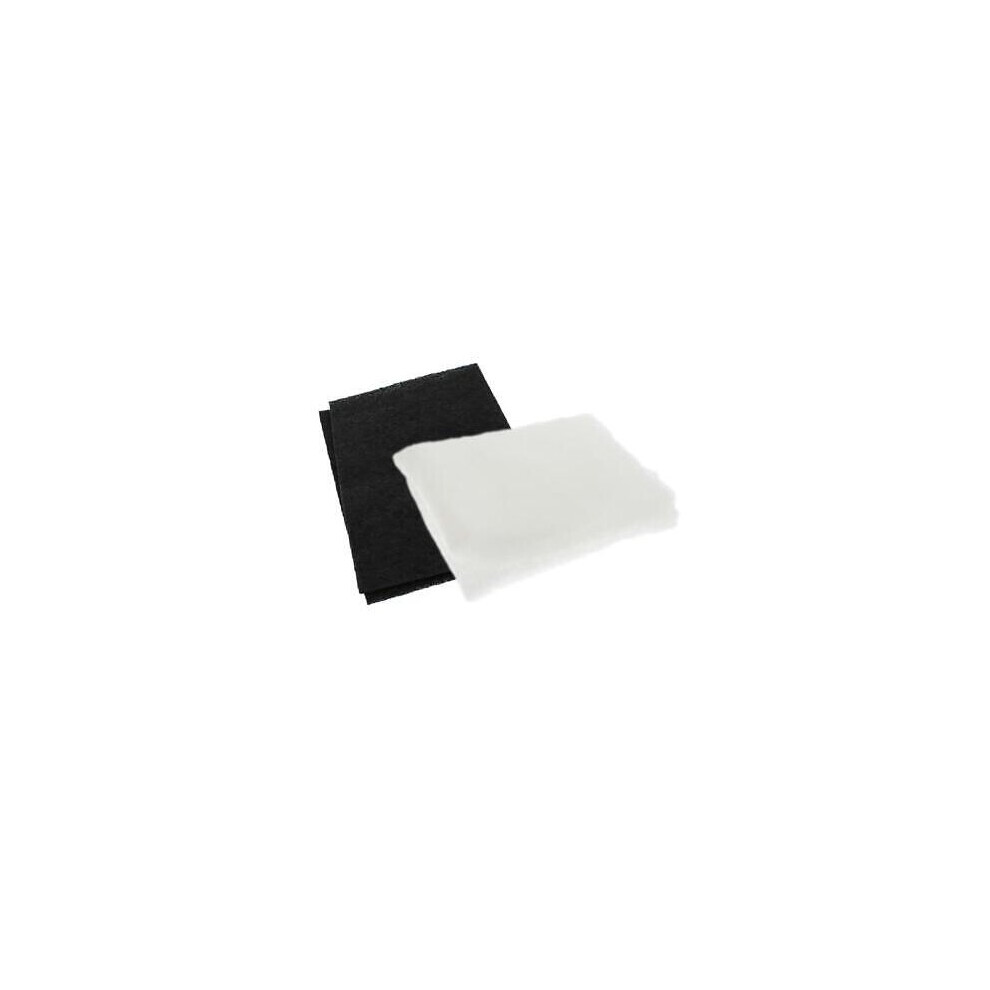 Cannon Charcoal Foam Grease Cooker Hood Filter For Cut To Size 57Cm X 47Cm