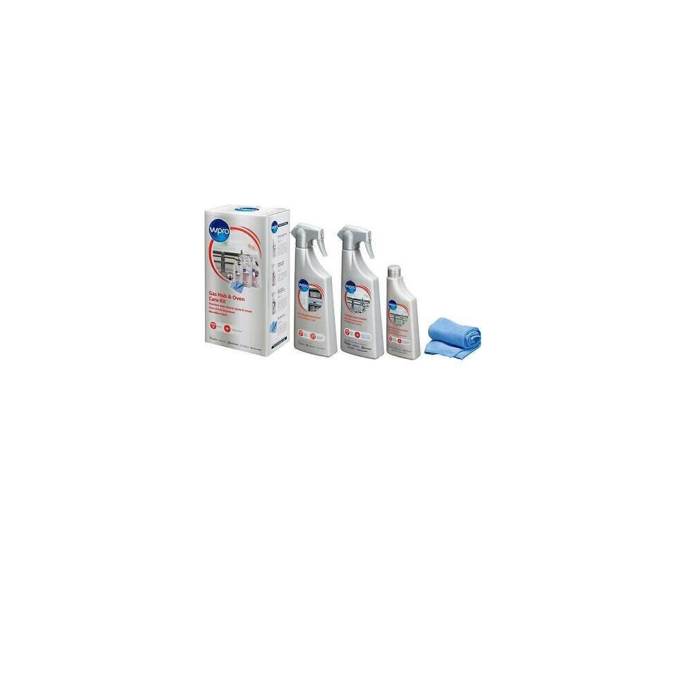 GENUINE WPRO GAS HOB & OVEN CLEANING & CARE KIT C00379694