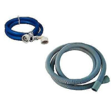 UNIVERSAL Washing Machine Fill Water Pipe & Outlet Drain Hose Kit 2.5m