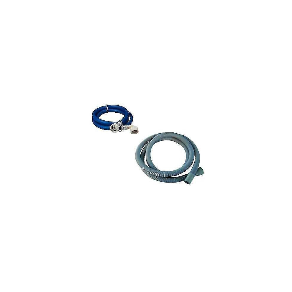 UNIVERSAL Washing Machine Fill Water Pipe & Outlet Drain Hose Kit 2.5m