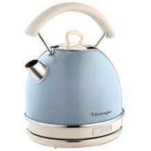 Ariete Vintage Design Retro Style 1.7L Dome Kettle, ?2000W, Blue