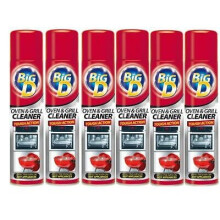 6 x Big D Oven and Grill Cleaner Aerosol for Cleaning Conventional Ovens - 300ml
