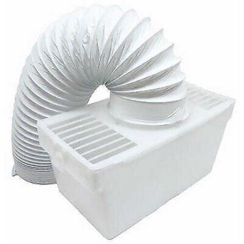 White Knight Universal Tumble Dryer Indoor Condenser Vent Kit Box With Hose