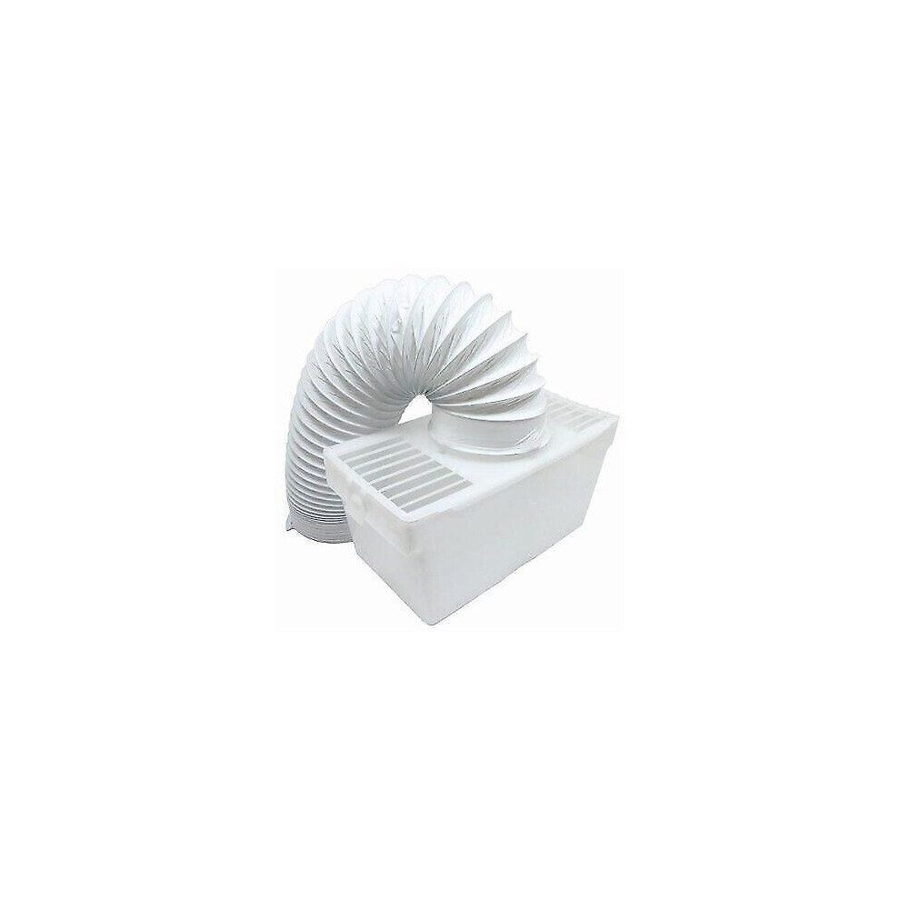 White Knight Universal Tumble Dryer Indoor Condenser Vent Kit Box With Hose