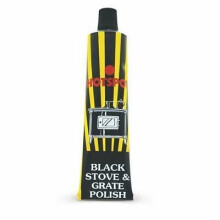 Black Stove and Grate Polish Hotspot 75ml Fireplace Cast Iron Cream Cleaner Tube