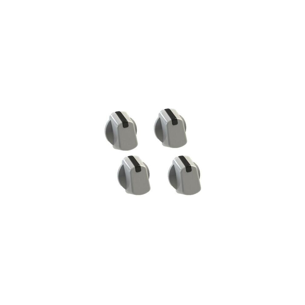 Universal 35mm White Cooker Control Knob Pack of 4