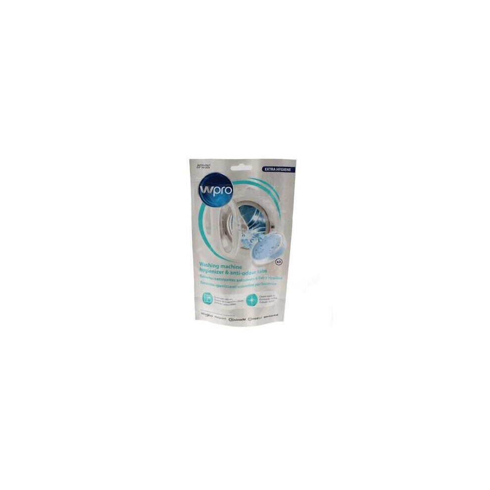 WPro Washing Machine Cleaning Tablets Washer Dryer Odour Mould Mildrew Remover 3