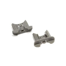 BEKO Dishwasher Basket Rail End Cap Genuine 2 Pack 1731540100