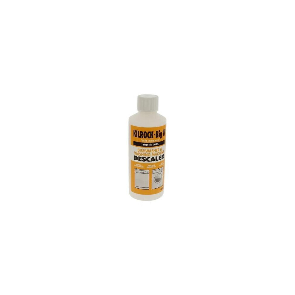 Kilrock Big W Dishwasher And Washing Machine Descaler 400Ml Cleans And Descales