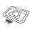 Electrolux GENUINE ELECTROLUX  Oven Grill Element Dual 800/1650 Watts 3570578033 2