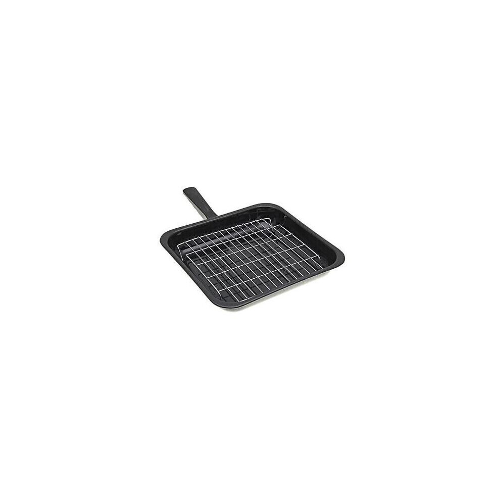 Universal Camping Caravan Motorhome Gas Stove Grill Pan & Handle 28 X 27 X 4Cm