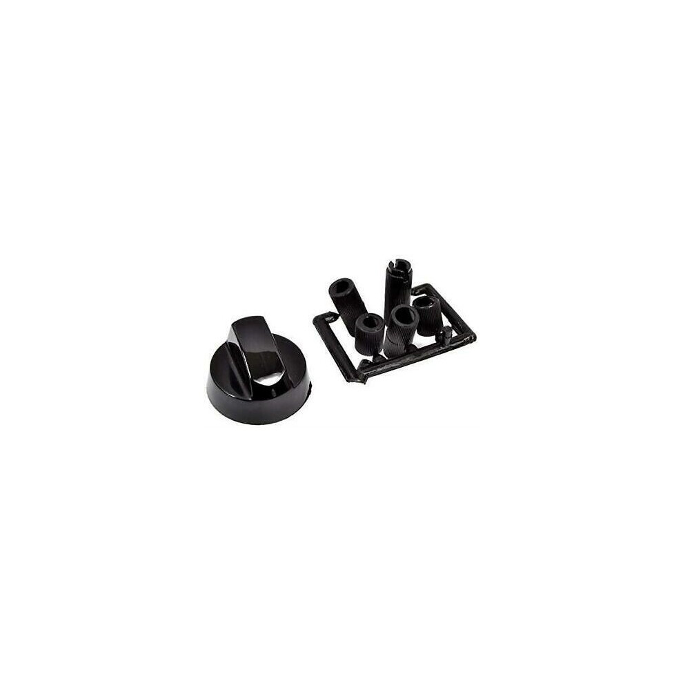Hotpoint Universal Indesit Cooker Oven Hob Control Knob Black