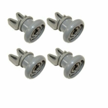 4 x BEKO DE6340W, DSFN1530B, DSFN1530W, DW450 Dishwasher Upper Basket Wheel